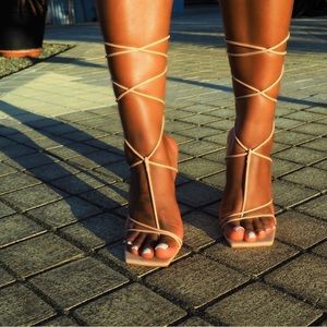 Women’s strappy heels!